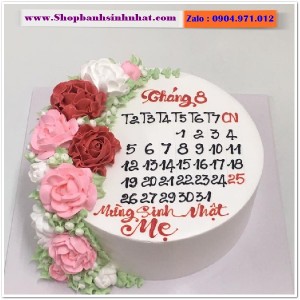 Bánh Sinh Nhật Cuốn Lịch - CL31